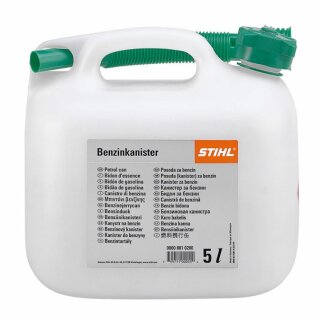 Stihl Benzinkanister 5 Liter transparent