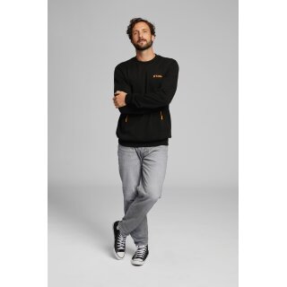 Sweatshirt Gr. XL LOGO Schwarz
