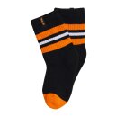 Kindersocken Gr. 25-27 3er Set STRIPES Schwarz / Weiß/ Grau