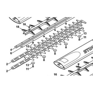 STIHL Messer für HSA 86 / 620 mm / 2 Stück