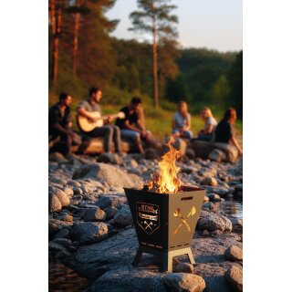 STIHL Feuerkorb mit Grill TIMBERSPORTS