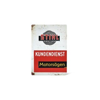 Blechschild Kundendienst DIN A3